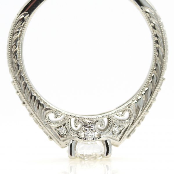 filigree engagement ring
