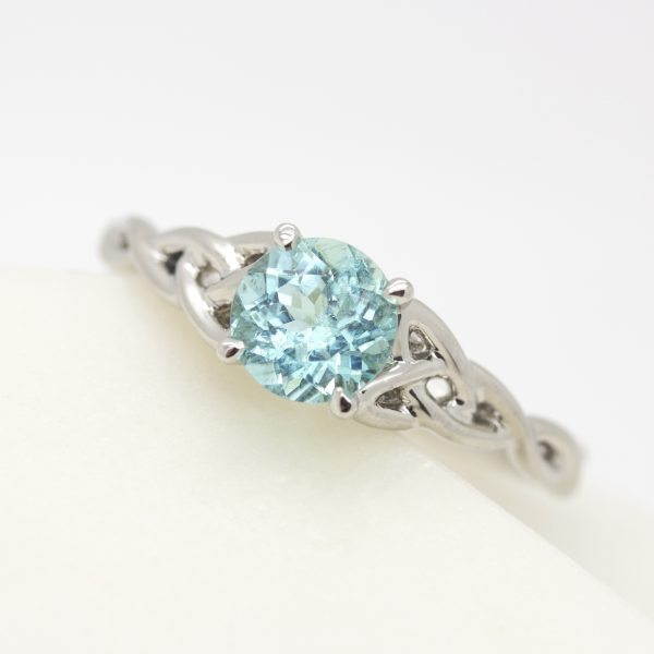 paraiba tourmaline engagement ring